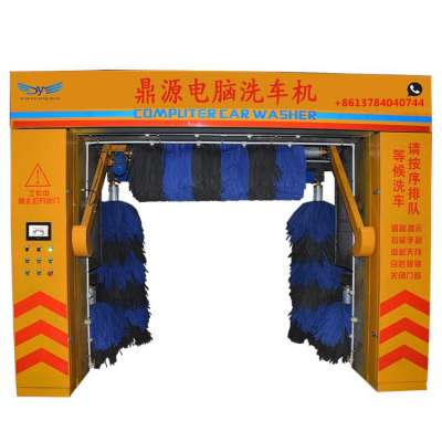 Automatic roll over car wash, 5 brushes car washer machine